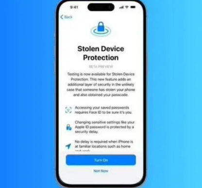 三更罗镇苹果授权维修店分享被盗设备保护功能开启方法 