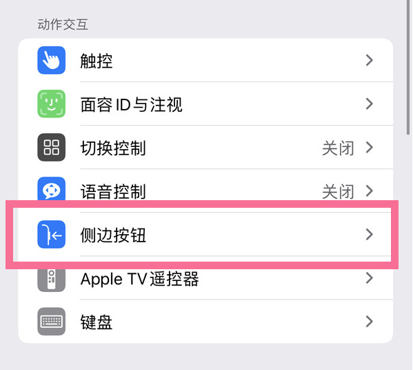 三更罗镇苹果14维修店分享iPhone14 Plus侧键双击下载功能关闭方法 